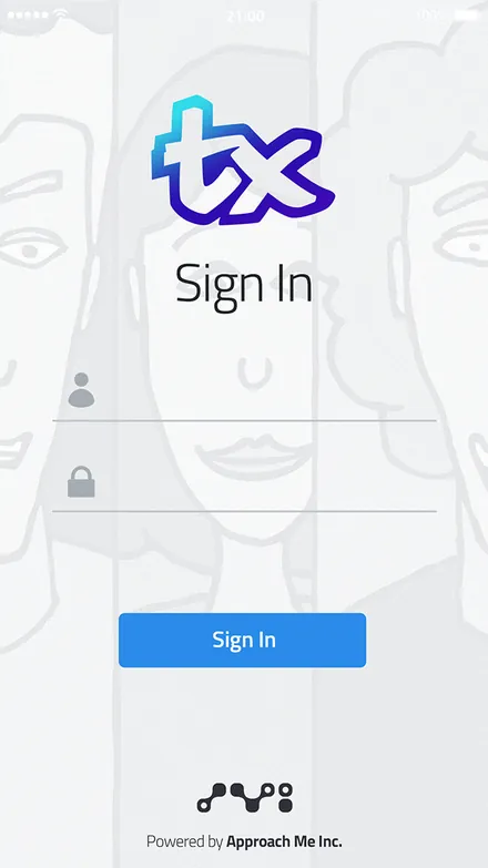 Sign in to TX Chat in TX Chat